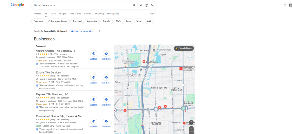 Google Business Profile Exclusiveness 