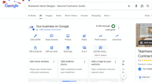 Review link button Google