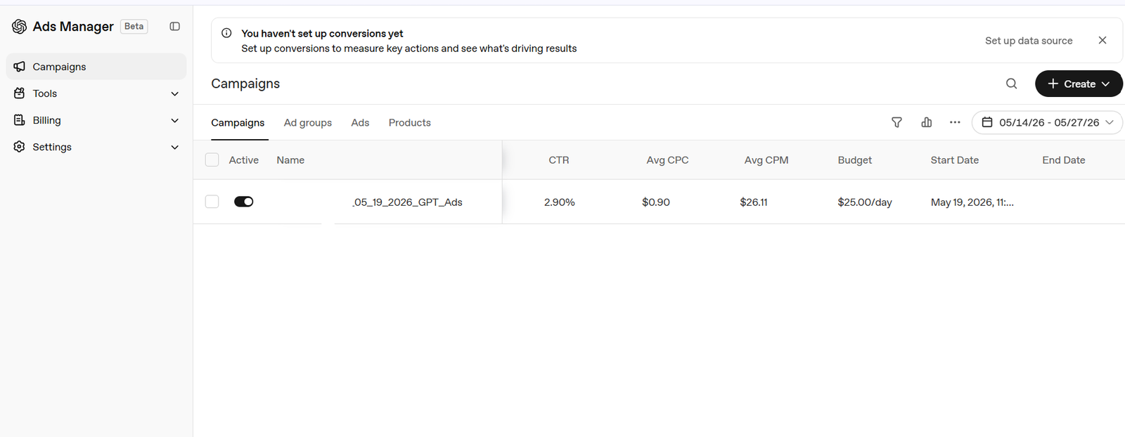 Chat GPT Ads Services